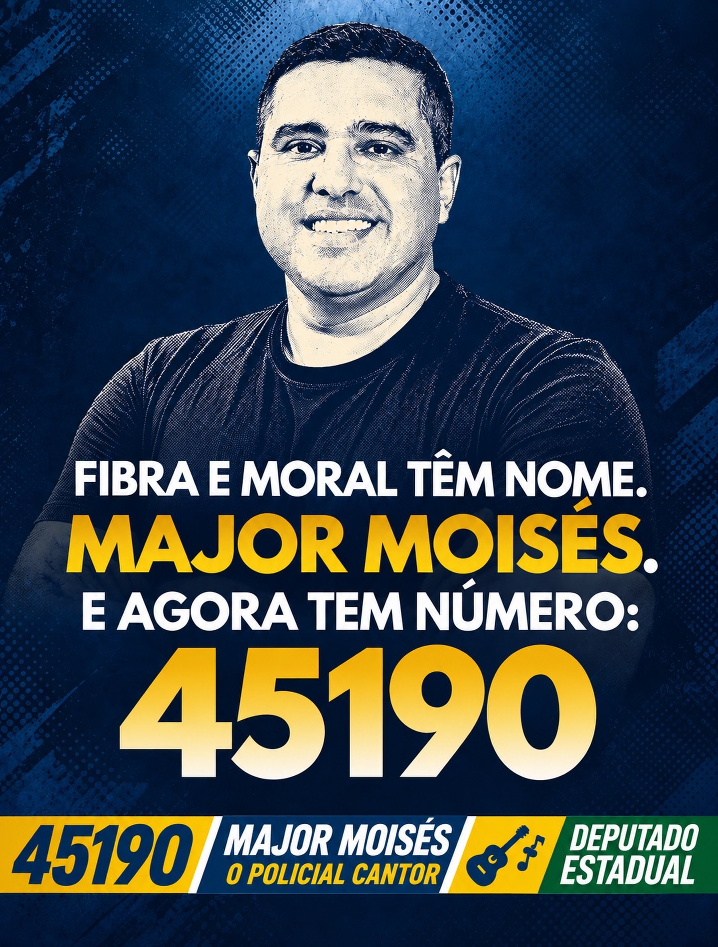 Fibra e moral têm nome: Policial Cantor, Major Moisés